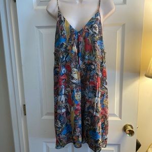 Alice & Olivia Silk T-Back Tank Dress Size L